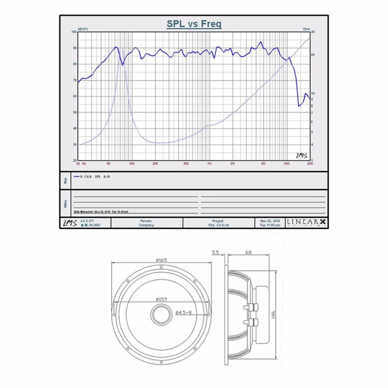 1pc Car Audio 6.5 Inch Speaker 60W 4ohm Universal Loud Speaker Audio Speaker for Most Auto Cars Modification
1pc Car Audio 6.5 Inch Speaker 60W 4ohm Universal Loud Speaker Audio Speaker for Most Auto Cars Modification