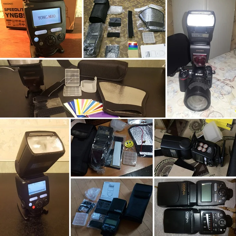 YONGNUO YN685 YN685N Wireless Speedlight GN60 2.4GHz Flash For Nilkon Canon YN560IV YN662C YN560-TX RF605 RF603II For DSLR
YONGNUO YN685 YN685N Wireless Speedlight GN60 2.4GHz Flash For Nilkon Canon YN560IV YN662C YN560-TX RF605 RF603II For DSLR