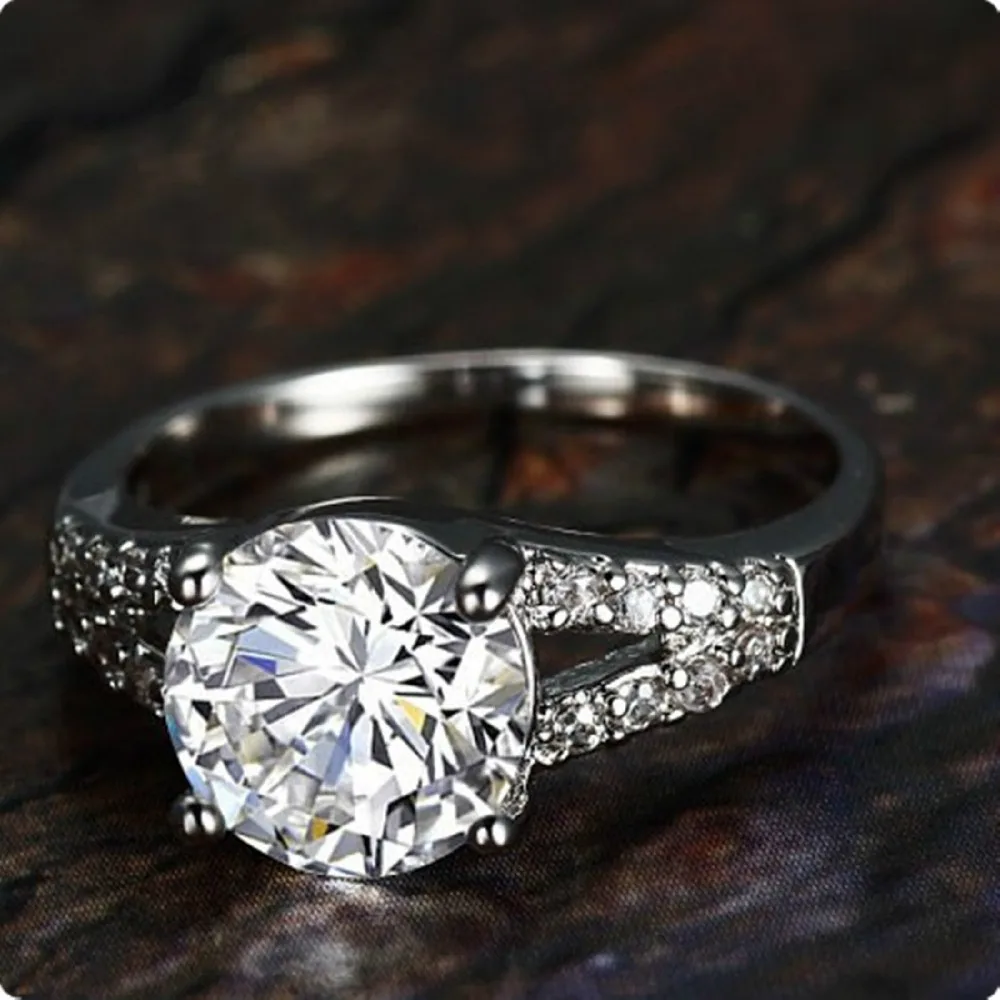 2 CT 18K White Gold Ring Diamond Gold Engagement Ring For Women Solid 18K Gold Ring Jewelry AU750 Wedding Jewellery
2 CT 18K White Gold Ring Diamond Gold Engagement Ring For Women Solid 18K Gold Ring Jewelry AU750 Wedding Jewellery
