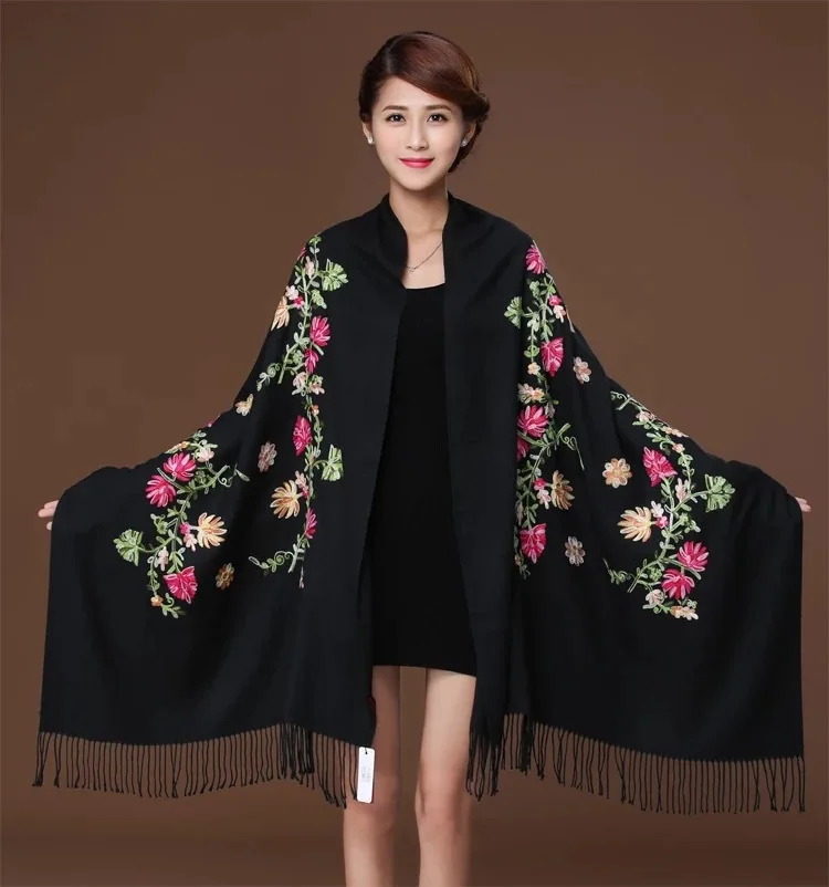 New embroidery Flowers scarf women Cashmere cotton viscose shawls soild plain embroider scarfs muslim tassels hijabs GP02
New embroidery Flowers scarf women Cashmere cotton viscose shawls soild plain embroider scarfs muslim tassels hijabs GP02