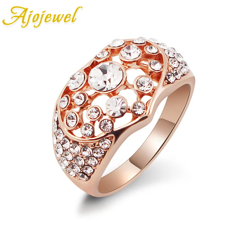 Ajojewel Heart Female Ring Superior Quality Shinning Clear/Champagne Crystal Jewelry For Women's Unique Party Gift
Ajojewel Heart Female Ring Superior Quality Shinning Clear/Champagne Crystal Jewelry For Women's Unique Party Gift