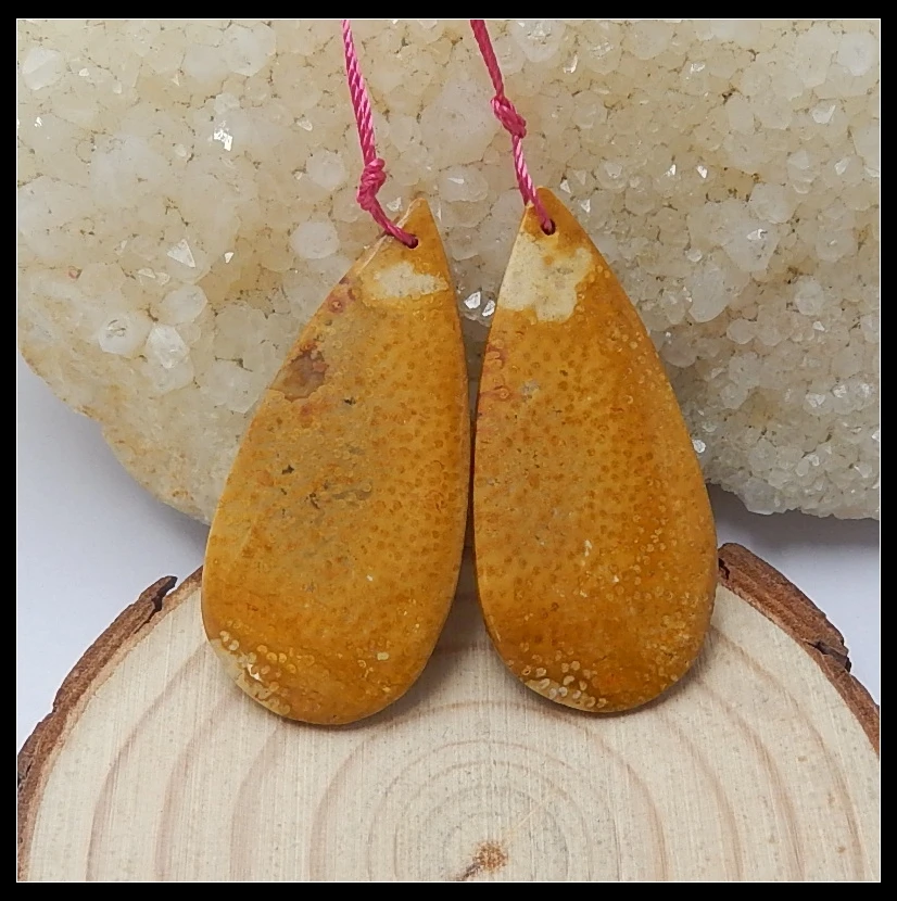 Wholesale 1Pairs Coconut Jasper Teardrop Earring Bead 40x19x4mm 8.6g Fashion Jewelry Women Earrings Accessories
Wholesale 1Pairs Coconut Jasper Teardrop Earring Bead 40x19x4mm 8.6g Fashion Jewelry Women Earrings Accessories
