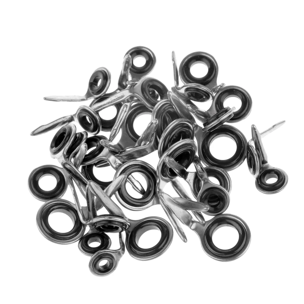 40pcs Fishing Rod Eye Rings Guide Tip Tops Set Stainless Steel Fishing Rod Repair Kit 3# 4# 5# 6# Fishing Accessories Tackles
40pcs Fishing Rod Eye Rings Guide Tip Tops Set Stainless Steel Fishing Rod Repair Kit 3# 4# 5# 6# Fishing Accessories Tackles