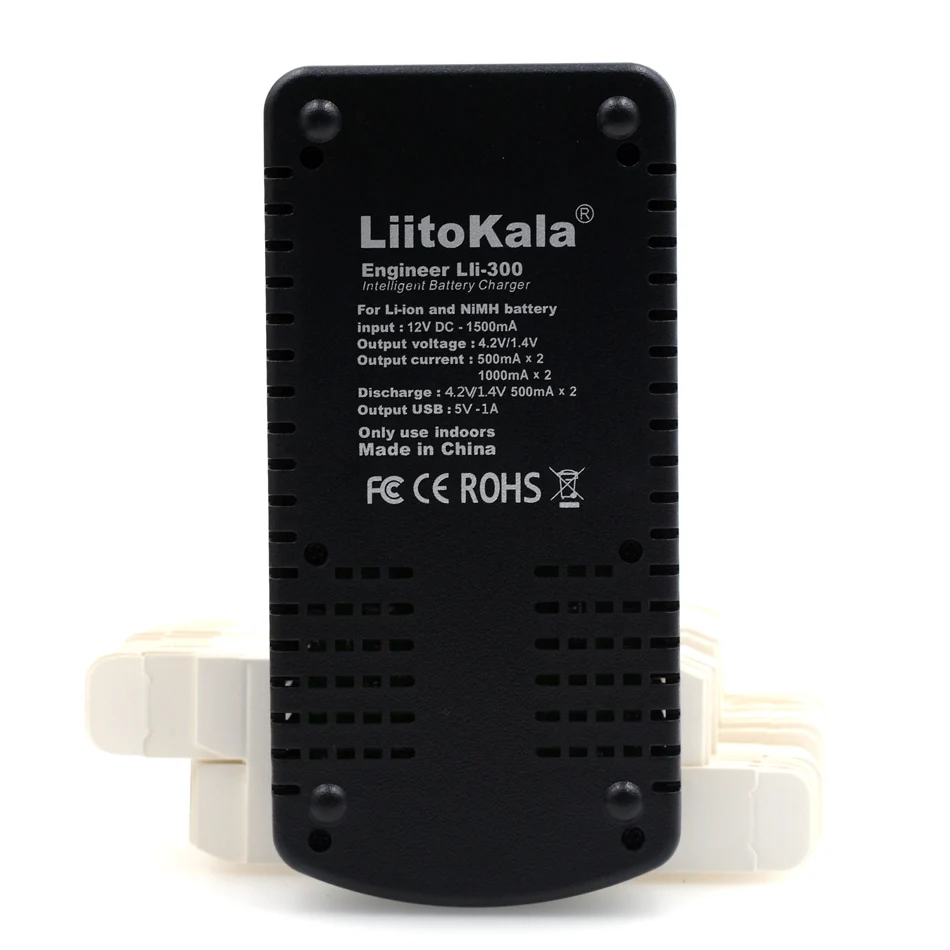 Liitokala lii300 LCD 3.7V 18650 26650 16340 10440 18500 Cylindrical Lithium Batteries, such as 1.2V AA AAA NiMH Battery Charger
Liitokala lii300 LCD 3.7V 18650 26650 16340 10440 18500 Cylindrical Lithium Batteries, such as 1.2V AA AAA NiMH Battery Charger