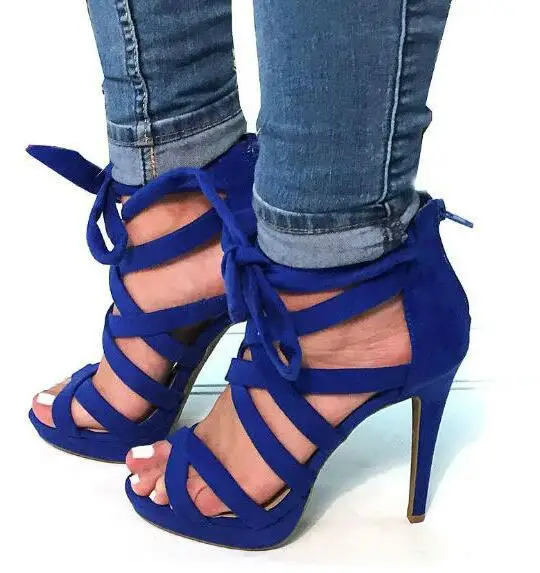 Carole Levy Sexy High Heel Sandal for Woman Open Toe Lace-up Platform Stiletto Shoes Summer Cutouts Gladiator Sandals
Carole Levy Sexy High Heel Sandal for Woman Open Toe Lace-up Platform Stiletto Shoes Summer Cutouts Gladiator Sandals