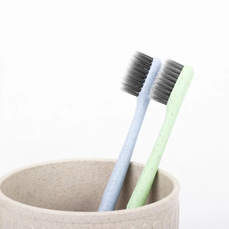 4pcs Creative Adult Soft Toothbrush Portable Wheat Straw Tooth Cleaning Charcoal Bristle Brush With Travel Storage Case
4pcs Creative Adult Soft Toothbrush Portable Wheat Straw Tooth Cleaning Charcoal Bristle Brush With Travel Storage Case