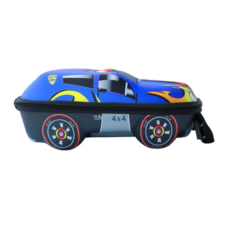 3D мультяшная Автомобильная школьная сумка милый рюкзак для детей Жесткий Чехол