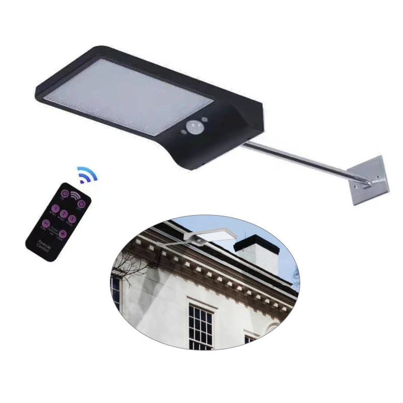 48 LED 450LM Solar Lamp Human Body Induction Wall Light 3 Modes Dimmable Outdoor Garden Yard Path Lamp With Remote Control
48 LED 450LM Solar Lamp Human Body Induction Wall Light 3 Modes Dimmable Outdoor Garden Yard Path Lamp With Remote Control