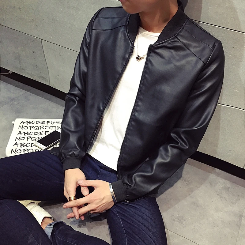 2021 New Fashion Spring Autumn Mens Faux Soft Leather Jacket Pu Black Wine Red Zippers Pachwork Long Sleeve Motorcycle Coat
2021 New Fashion Spring Autumn Mens Faux Soft Leather Jacket Pu Black Wine Red Zippers Pachwork Long Sleeve Motorcycle Coat