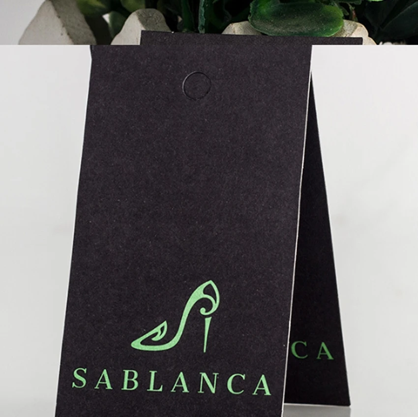 custom logo brand garment printed paper tag black card for clothes swing hang tags
custom logo brand garment printed paper tag black card for clothes swing hang tags
