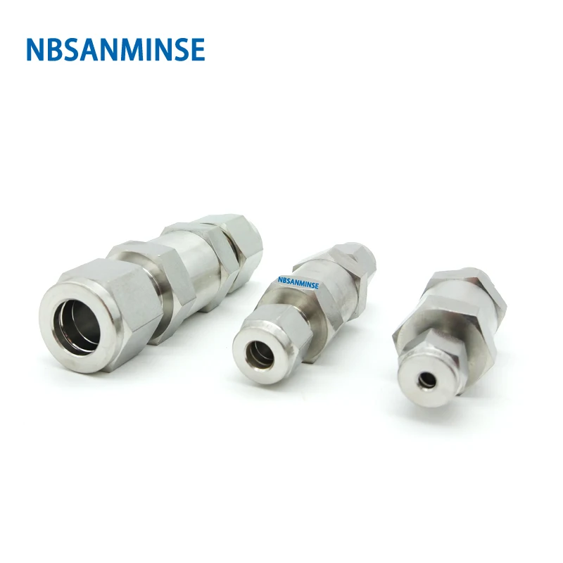 

CV-OD/F Mini In Line Check Valve 6000 Psi Stainless Steel 316L 1/8 1/4 3/8 1/2 3/4 SS Check Valve NBSANMINSE