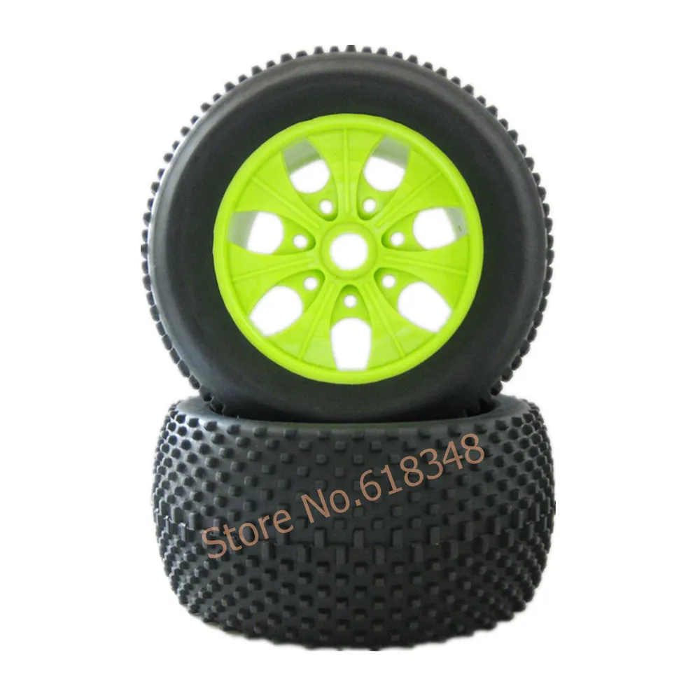 4Pcs/lot RC Rubber Sponge Type Diameter:140mm & Hexagon adapter:17mm For 1:8 HSP Baja Tyranno Off Road Monster Truck | Игрушки и