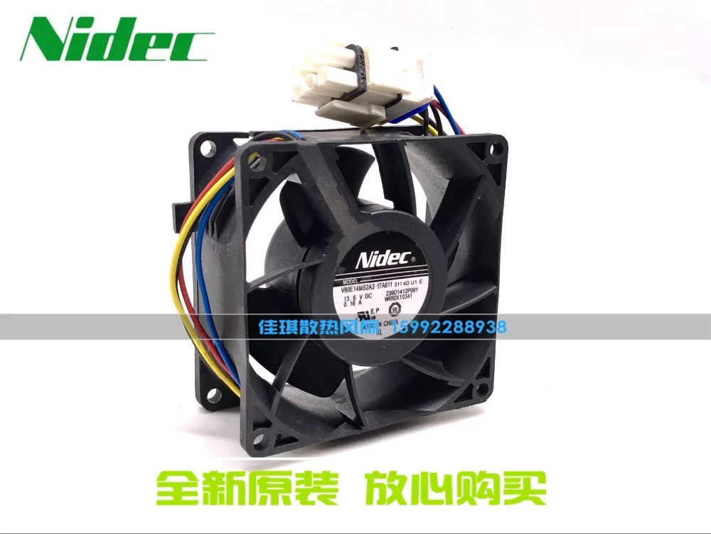 Brand new Nidec V80E14MS2A3-57A611 13.6V 8038 waterproof cooler Refrigerator WR60X10356 cooling fan
Brand new Nidec V80E14MS2A3-57A611 13.6V 8038 waterproof cooler Refrigerator WR60X10356 cooling fan