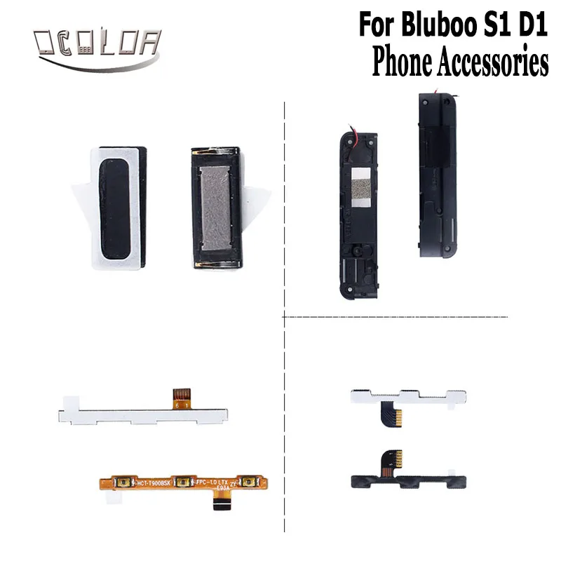 Ocolor для Bluboo S1 D1 Динамик Громкий Мощность Кнопка громкости шлейф Ремонт Часть