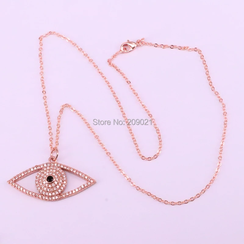 8Pcs New Fashion micro pave cz clear cubic zirconia eye charms pendant with copper box chain necklace
8Pcs New Fashion micro pave cz clear cubic zirconia eye charms pendant with copper box chain necklace