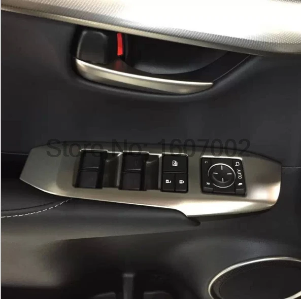 Для Lexus NX 200T 300H 2015 2016 Матовая Внутренняя дверь окно переключатель панель накладка