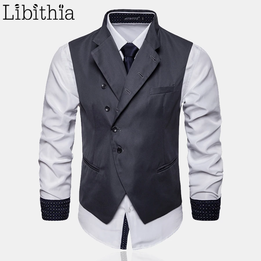 Men's Casual Sleeveless Formal Waistcoats Solid Colors Dress Suit Vest Big Size S-5XL Slim Fit Luxury Dark Grey White Black T273
Men's Casual Sleeveless Formal Waistcoats Solid Colors Dress Suit Vest Big Size S-5XL Slim Fit Luxury Dark Grey White Black T273