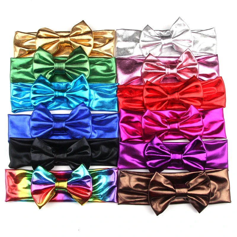 2PCS 4'' Glitter Metallic Bow Headband Girls NEW Solid Elastic Hair Bands Hair Accessories Kids 4'' Big Bow Headbands Hair Bows
2PCS 4'' Glitter Metallic Bow Headband Girls NEW Solid Elastic Hair Bands Hair Accessories Kids 4'' Big Bow Headbands Hair Bows