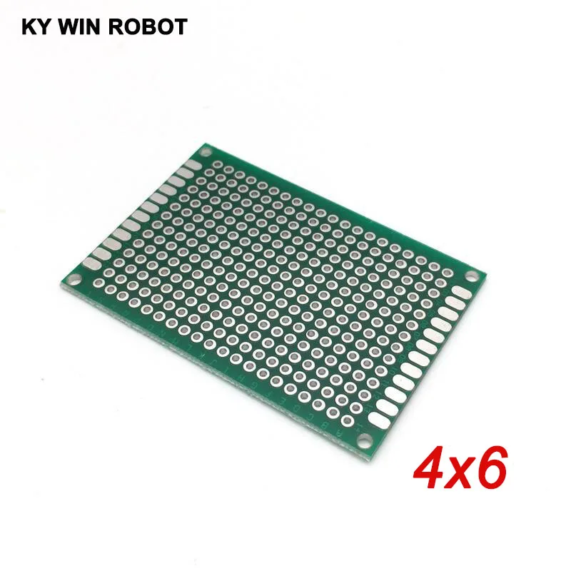 5 pcs 4x6cm 40x60mm Double Side Prototype PCB Universal Printed Circuit Board Protoboard For Arduino
5 pcs 4x6cm 40x60mm Double Side Prototype PCB Universal Printed Circuit Board Protoboard For Arduino
