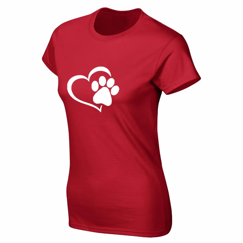 T-shirt for Women New Fashion Dog Cat Paw Heart Pattern Print Tops Harajuku Funny Kawaii Femme Female T-shirt Tops
T-shirt for Women New Fashion Dog Cat Paw Heart Pattern Print Tops Harajuku Funny Kawaii Femme Female T-shirt Tops