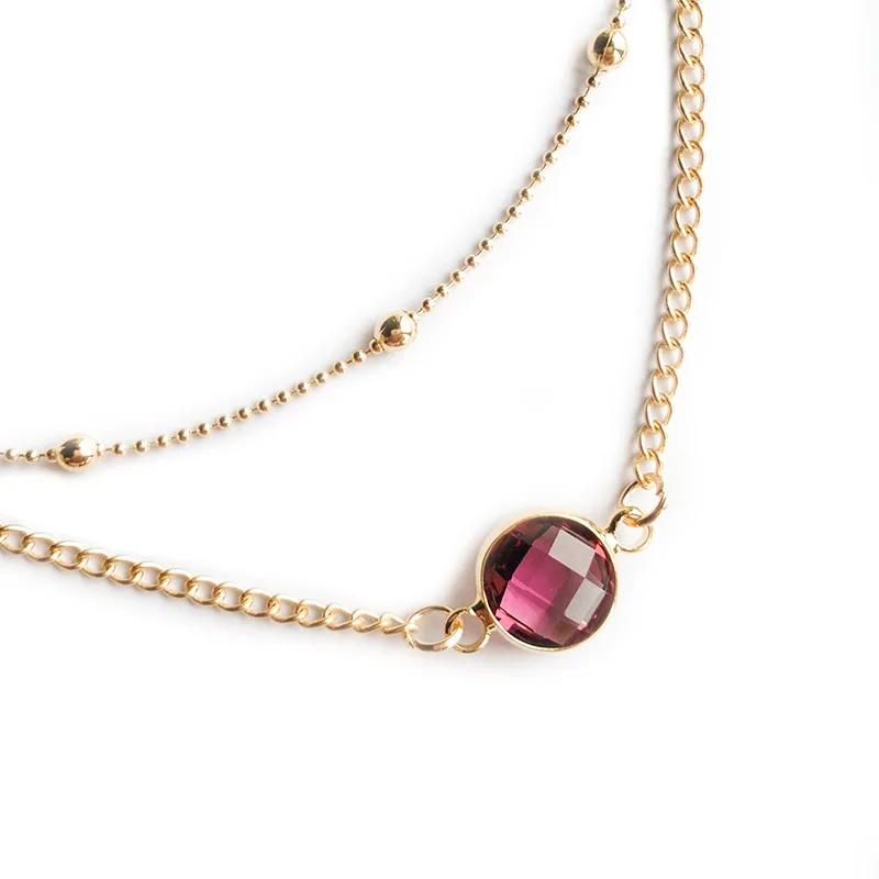 Simple Multilayer Natural Stone Pendant Necklace Charms Women Clavicle Choker Chain Necklace Jewelry
Simple Multilayer Natural Stone Pendant Necklace Charms Women Clavicle Choker Chain Necklace Jewelry