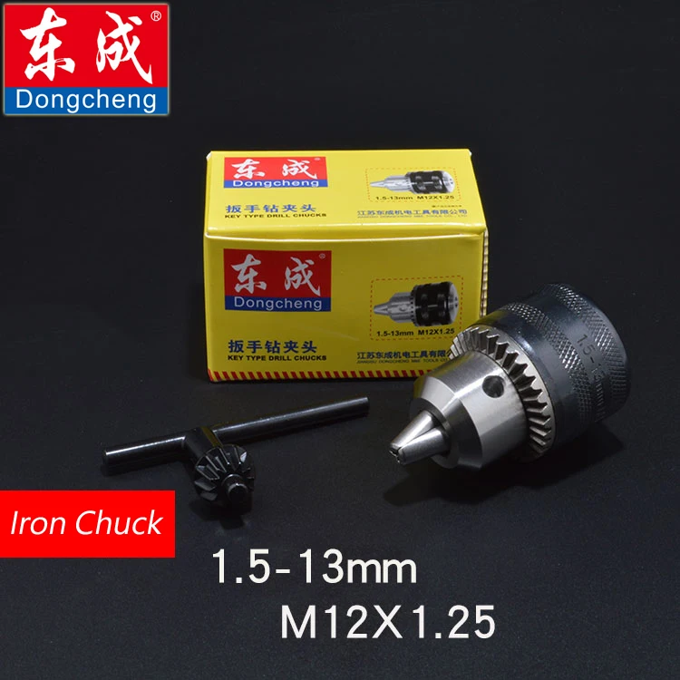 Spanner Drill Chuck 13mm Iron Chuck For Electric Drill Max. Capacity 1.5-13mm, Bore Diameter M12X1.25
Spanner Drill Chuck 13mm Iron Chuck For Electric Drill Max. Capacity 1.5-13mm, Bore Diameter M12X1.25