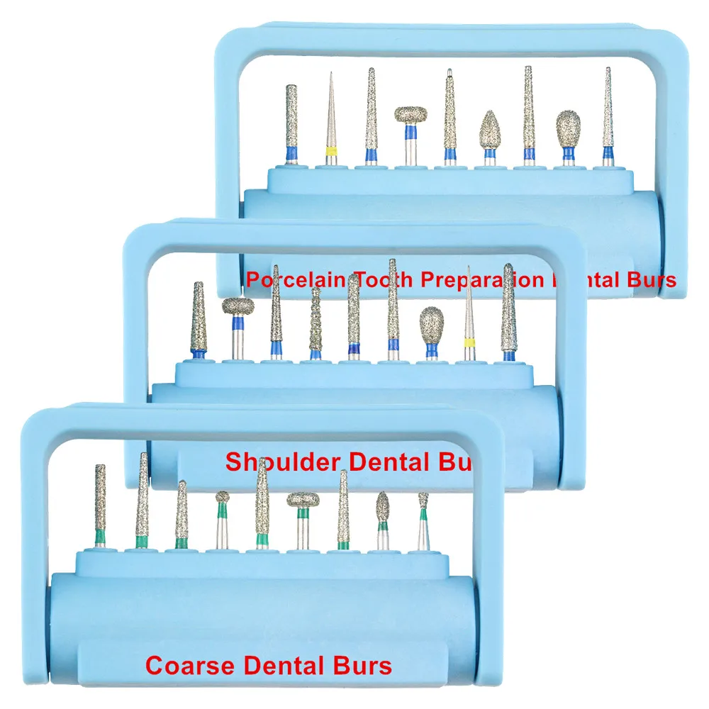 1Set Dental Lab Materials Diamond Burs Polishing Coarse Shoulder Porcelain Teeth Preparation Holder Block High Speed Handpiece
1Set Dental Lab Materials Diamond Burs Polishing Coarse Shoulder Porcelain Teeth Preparation Holder Block High Speed Handpiece