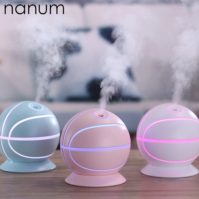 New Basketball Humidifier Mini Ultrasonic Humidifiers Led Night Light Aroma Essential Oil Diffuser USB Fogger Car Air freshener
New Basketball Humidifier Mini Ultrasonic Humidifiers Led Night Light Aroma Essential Oil Diffuser USB Fogger Car Air freshener