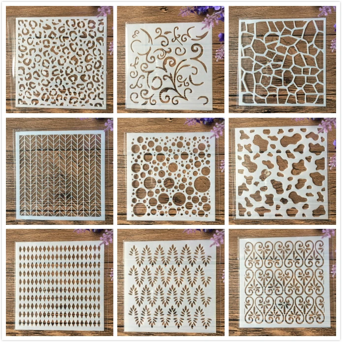 9Pcs/Set 13cm 5" Bubble Texture DIY Craft Layering Stencils Painting Scrapbooking Stamping Embossing Album Card Template
9Pcs/Set 13cm 5" Bubble Texture DIY Craft Layering Stencils Painting Scrapbooking Stamping Embossing Album Card Template