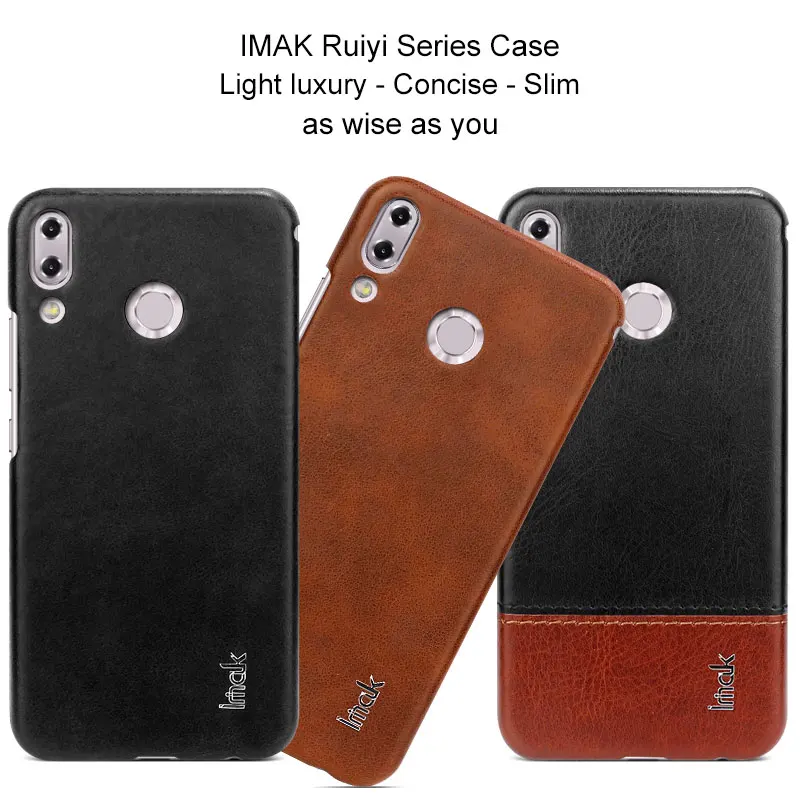 Роскошный чехол Imak Ruiyi для ASUS Zenfone 5 5Z ZE620KL ZS620KL тонкая задняя крышка телефона