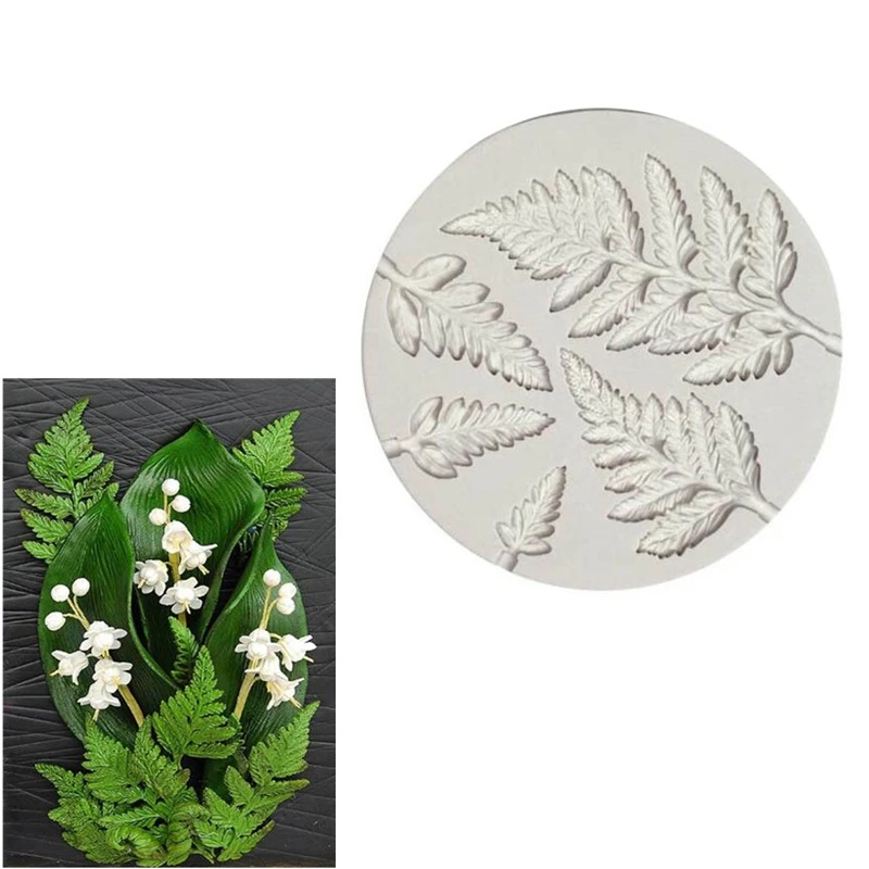 Fern Leaf Fondant Cake Silicone Mold Cookie Ice Cream Molds Biscuits Candy Chocolate Mould Baking Cake Decoration Kitchen Tools
Fern Leaf Fondant Cake Silicone Mold Cookie Ice Cream Molds Biscuits Candy Chocolate Mould Baking Cake Decoration Kitchen Tools