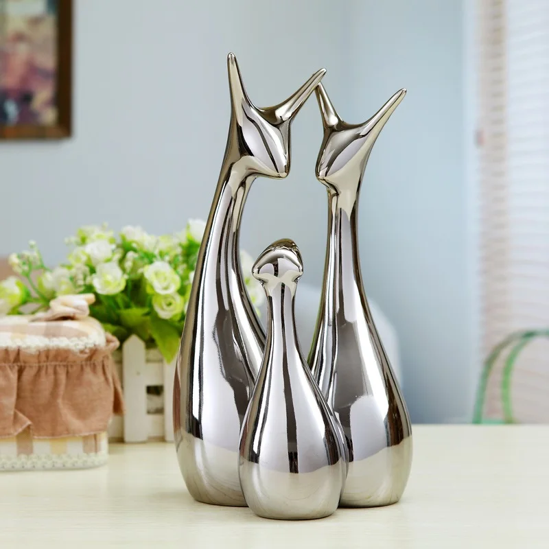 Modern minimalist living room decor Home Furnishing gold silver ceramic handicraft decoration art creative TV cabinet
Modern minimalist living room decor Home Furnishing gold silver ceramic handicraft decoration art creative TV cabinet