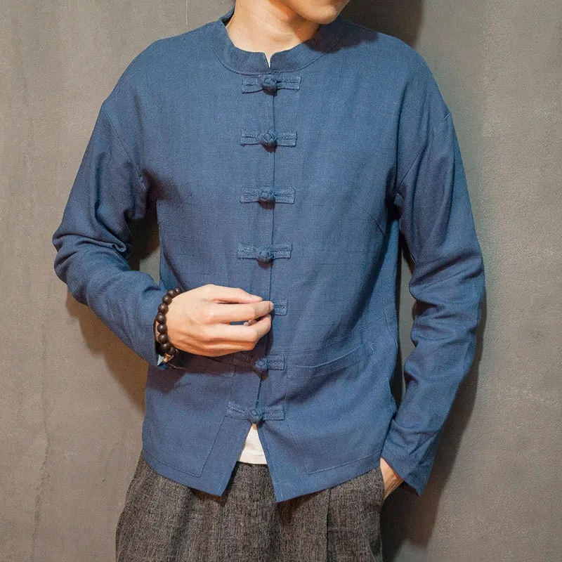 Autumn Mens Jackets Linen Cotton 5XL Retro Men Coat Buttons Linen Jacket Men Solid Winter Jacket Chinese Style Stand Collar
Autumn Mens Jackets Linen Cotton 5XL Retro Men Coat Buttons Linen Jacket Men Solid Winter Jacket Chinese Style Stand Collar