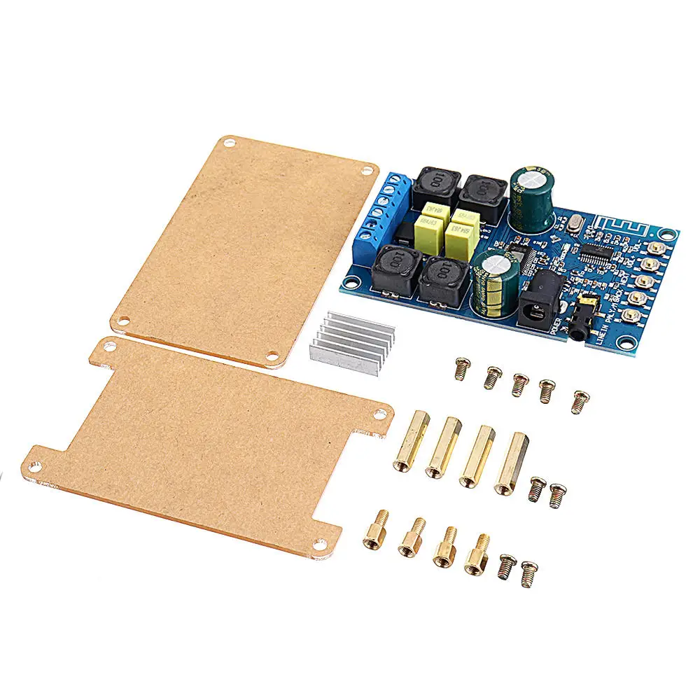 2x50W Two Channel Stereo bluetooth Power Amplifier Module Audio Receiver 12V Digital Speaker For Home Car DIY with case
2x50W Two Channel Stereo bluetooth Power Amplifier Module Audio Receiver 12V Digital Speaker For Home Car DIY with case