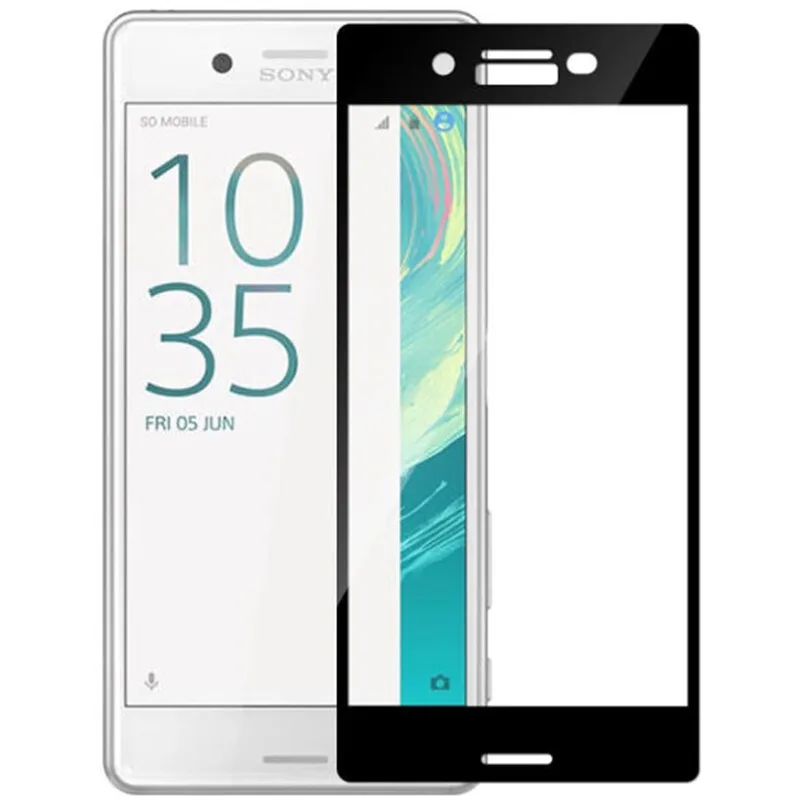 

Full Cover Tempered Glass For Sony Xperia X F5121 F5122 X Performance F8131 F8132 X Compact F5321 XP XC Screen Protector Film
