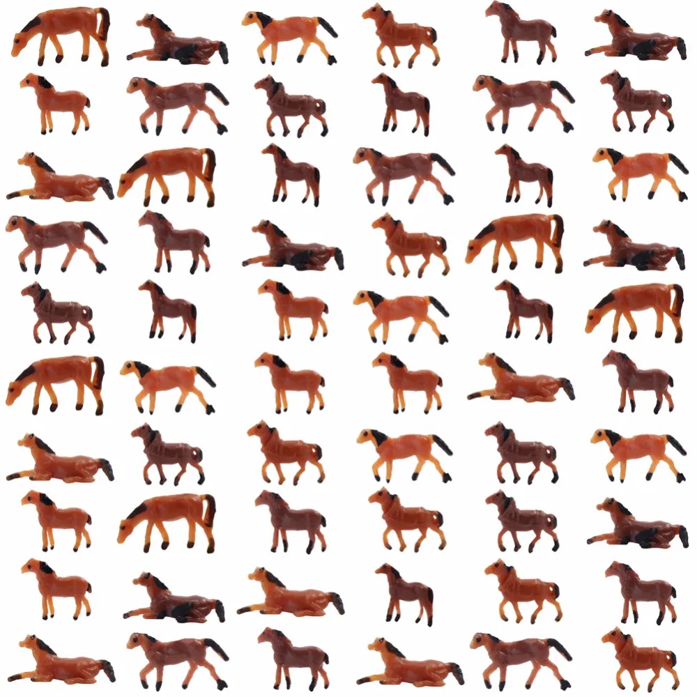 AN15002 60pcs -120PCS 1:150 Well Painted Model Farm Animals Model Horses N Scale Scenery Landscape Layout 6 Poses
AN15002 60pcs -120PCS 1:150 Well Painted Model Farm Animals Model Horses N Scale Scenery Landscape Layout 6 Poses