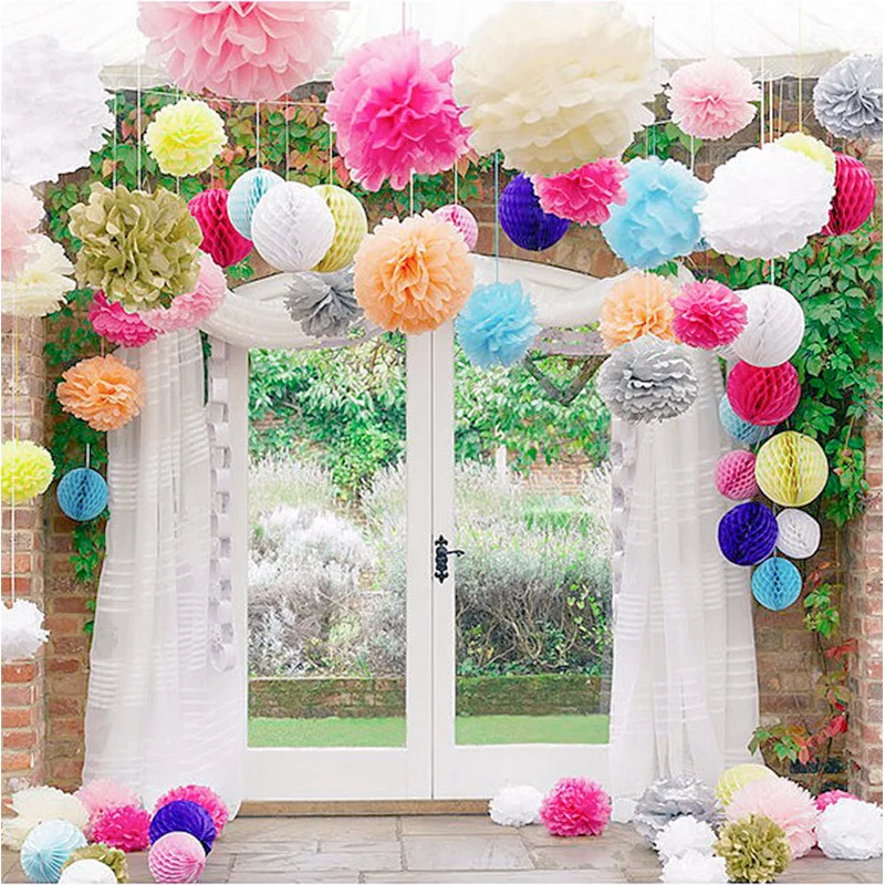 5pcs/lot 4inch 10cm Wedding Decoration Flower Pompom Tissue Paper Pom Poms DIY Artificial Flowers Merry Christmas Decor Supplies
5pcs/lot 4inch 10cm Wedding Decoration Flower Pompom Tissue Paper Pom Poms DIY Artificial Flowers Merry Christmas Decor Supplies
