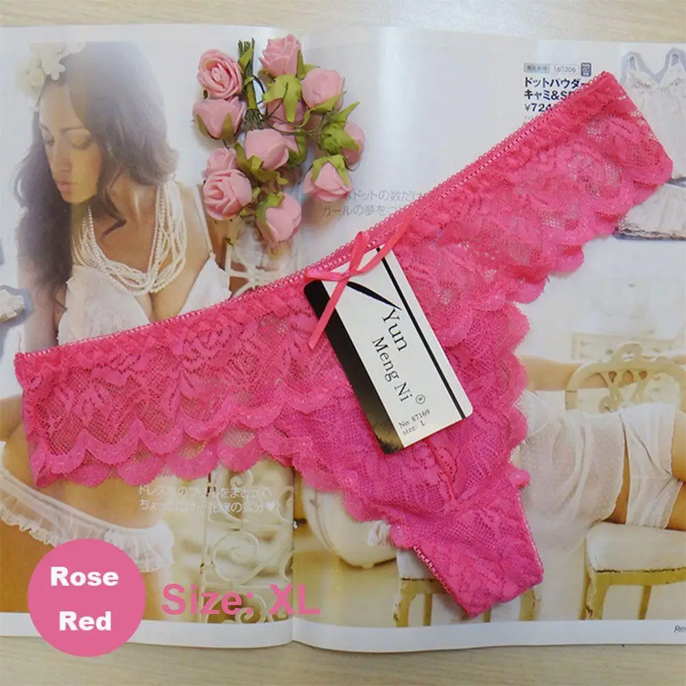 Sexy Womens Bowknot Lace Briefs Lingerie Knickers G-string Girls Panties Underwear Low Waist Seamless Thongs
Sexy Womens Bowknot Lace Briefs Lingerie Knickers G-string Girls Panties Underwear Low Waist Seamless Thongs