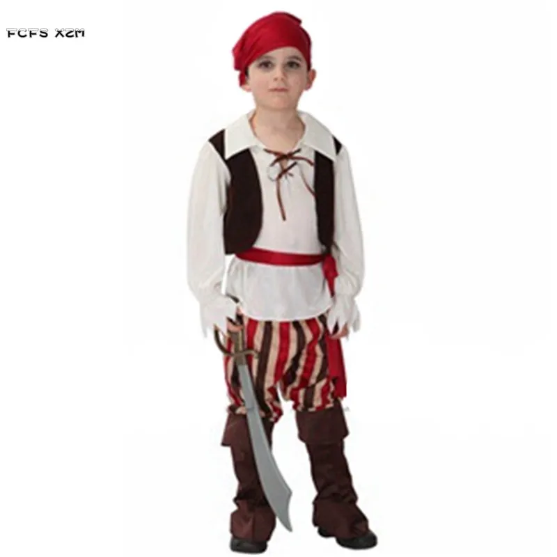 M-XL Halloween Pirate Costumes for Boys Kids Children Warrior Robber Cosplays Carnival Purim Stage play Masquerade party dress
M-XL Halloween Pirate Costumes for Boys Kids Children Warrior Robber Cosplays Carnival Purim Stage play Masquerade party dress