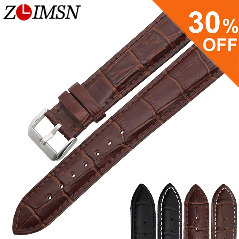 ZLIMSN New watch bracelet belt Brown Black watchband genuine leather strap watch band 18mm 20mm 22mm watch accessories wristband
ZLIMSN New watch bracelet belt Brown Black watchband genuine leather strap watch band 18mm 20mm 22mm watch accessories wristband