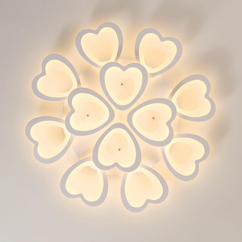 Modern minimalist white iron heart-shaped led dimming ceiling lamp creative nordic acrylic bedroom ceiling lighting fixture
Modern minimalist white iron heart-shaped led dimming ceiling lamp creative nordic acrylic bedroom ceiling lighting fixture
