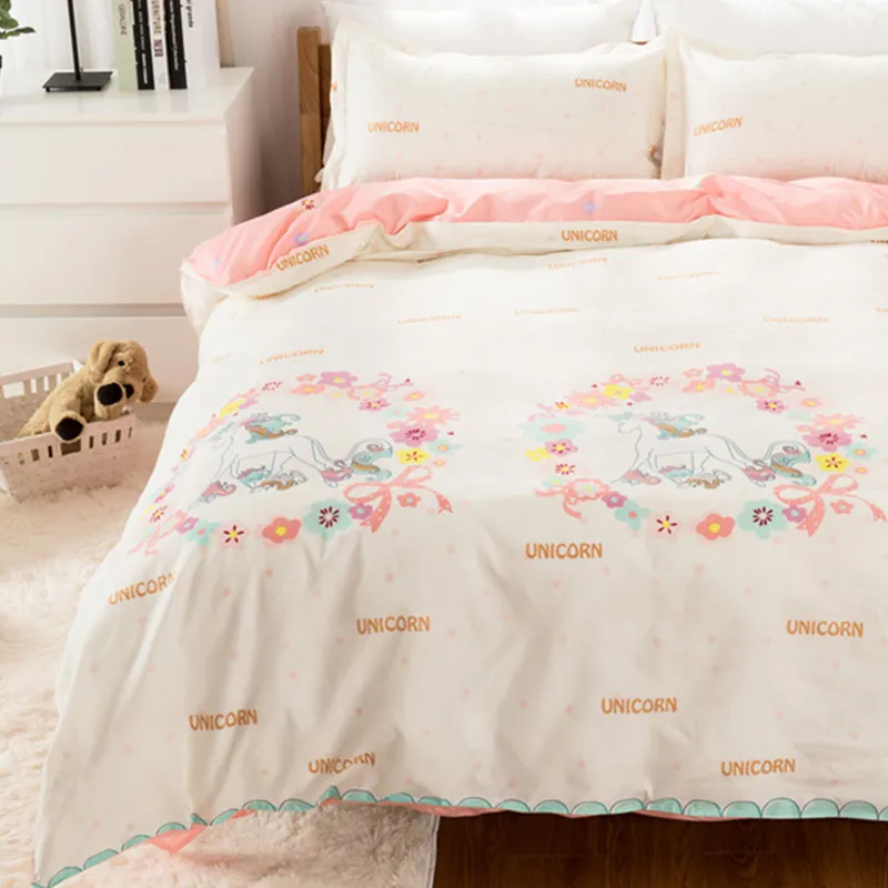 pink unicorn Bedding Set luxury bed linen duvet cover set+pillowcase bed set Single Queen King Size dropshipping
pink unicorn Bedding Set luxury bed linen duvet cover set+pillowcase bed set Single Queen King Size dropshipping