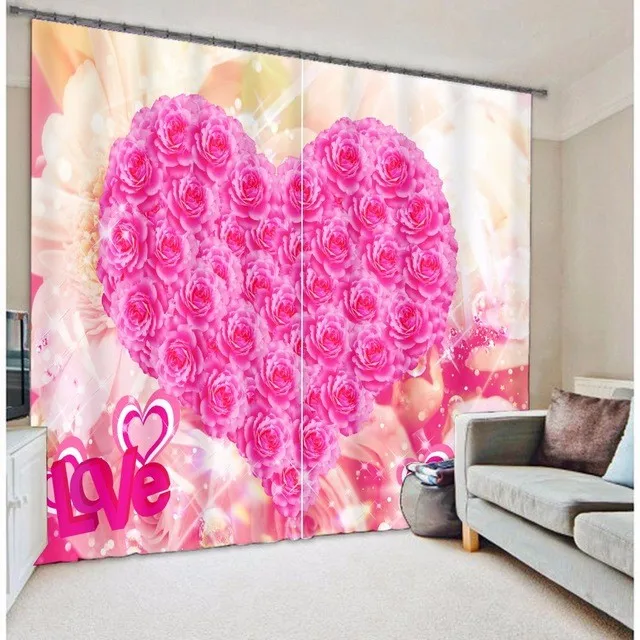 Pink 3D Curtains For Bedding room Living room Romantic Rose Blackout Cotinas Drapes Rideaux Customized size Cushions cover
Pink 3D Curtains For Bedding room Living room Romantic Rose Blackout Cotinas Drapes Rideaux Customized size Cushions cover