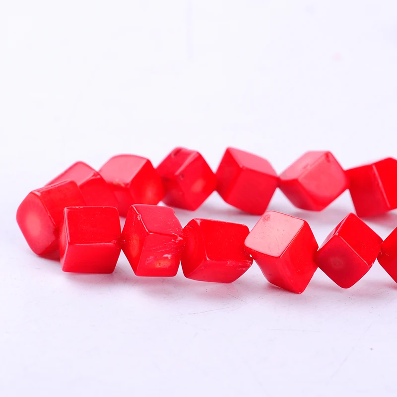 1 string/pack 10*10*11mm High quality irregular square Red Coral loose beads DIY for bracelet necklace jewelry making
1 string/pack 10*10*11mm High quality irregular square Red Coral loose beads DIY for bracelet necklace jewelry making