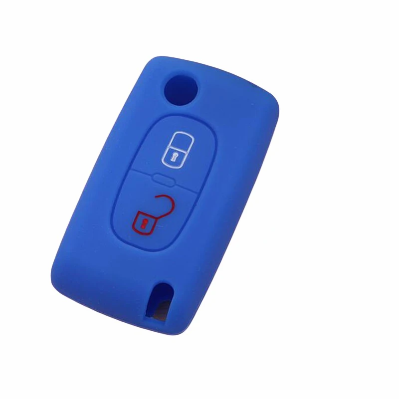 New Silicone Car Key Cover Case Bag Key Cover 2 Buttons for PEUGEOT 206 207 307 308 407 408 Citroen C2 C3 C4 C4L C5 C6 1pc
New Silicone Car Key Cover Case Bag Key Cover 2 Buttons for PEUGEOT 206 207 307 308 407 408 Citroen C2 C3 C4 C4L C5 C6 1pc