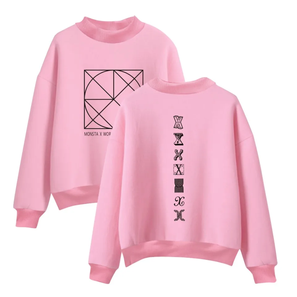 MONSTA X Kpop Loose Turtlenecks Outwear Hoodies Sweatshirts Women Fashion Casual Fans Korean Style Oversized Hoodie
MONSTA X Kpop Loose Turtlenecks Outwear Hoodies Sweatshirts Women Fashion Casual Fans Korean Style Oversized Hoodie