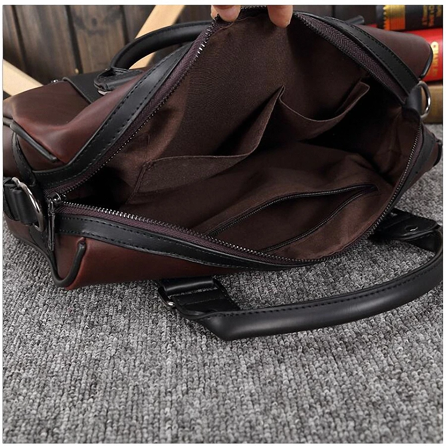 Men's Briefcase Crazy Horse Leather Handbag men Casual Messenger Bag Leisure Man Shoulder Travel Bags Vintage Laptop Bag LI-2447
Men's Briefcase Crazy Horse Leather Handbag men Casual Messenger Bag Leisure Man Shoulder Travel Bags Vintage Laptop Bag LI-2447