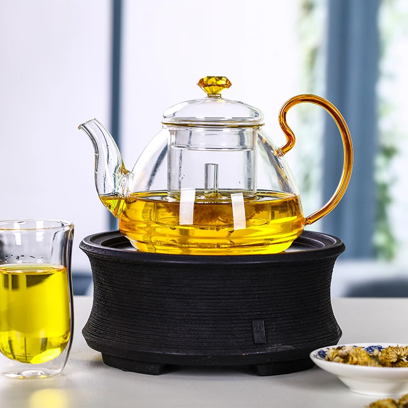 1000 Ml Heat Resistant Glass Teapots High Capacity Lemon Flower Tea Pot with Filter Transparent Kettle Kung Fu Tea Set Drinkware
1000 Ml Heat Resistant Glass Teapots High Capacity Lemon Flower Tea Pot with Filter Transparent Kettle Kung Fu Tea Set Drinkware