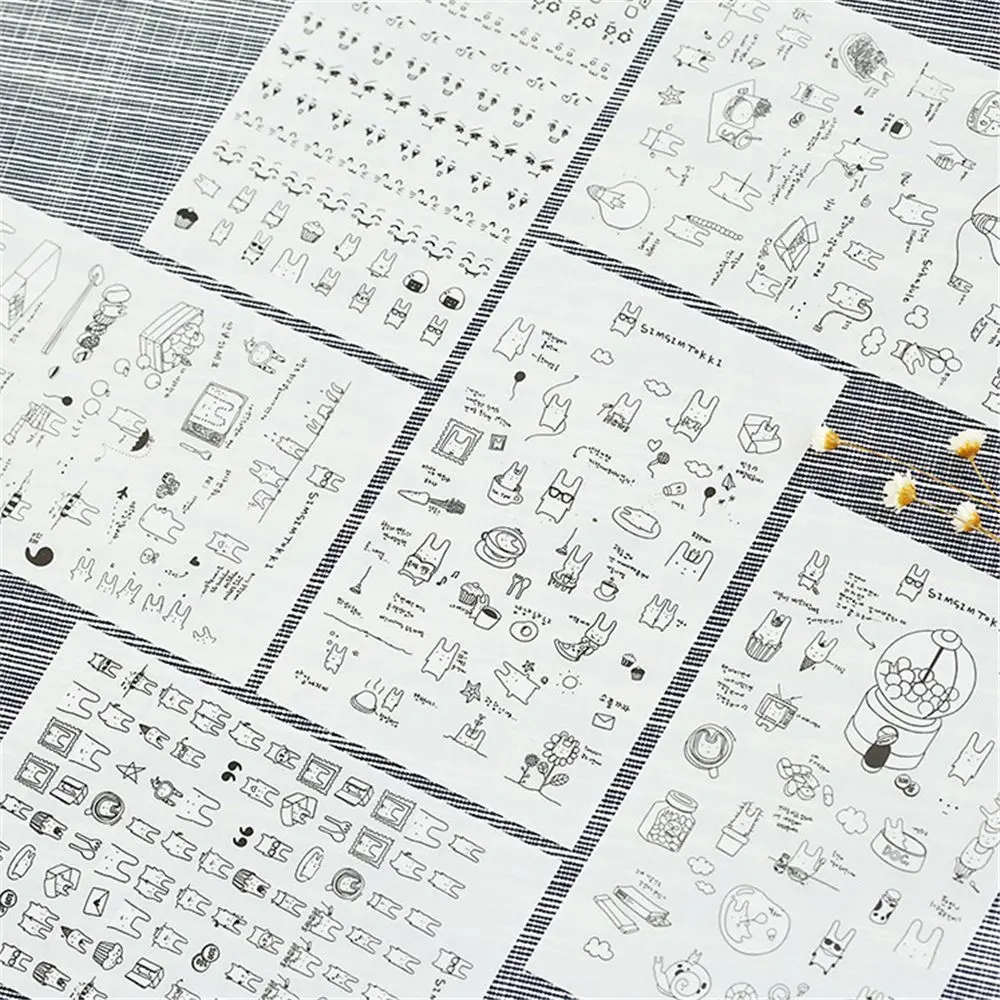 6 Sheets/lot Cute Rabbit Sticker DIY Scrapbooking Diary Sticker Kawaii Stationery Sticker for Kids School Office Supply
6 Sheets/lot Cute Rabbit Sticker DIY Scrapbooking Diary Sticker Kawaii Stationery Sticker for Kids School Office Supply