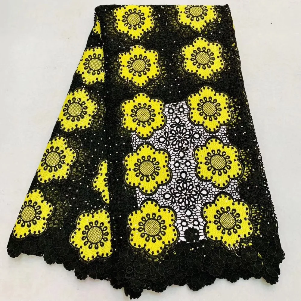 Guipure Cord Nigerian Wedding Dress Water Soluble Lace black/Red High Quality Embroidery African Lace Fabric with Stones ML7206
Guipure Cord Nigerian Wedding Dress Water Soluble Lace black/Red High Quality Embroidery African Lace Fabric with Stones ML7206